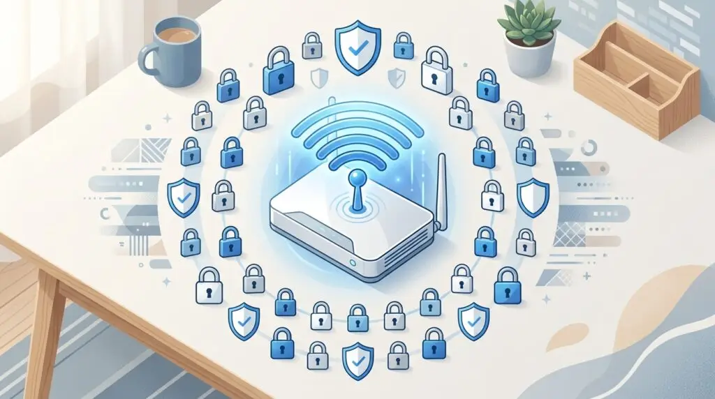 Skydda wifi mot obehoriga